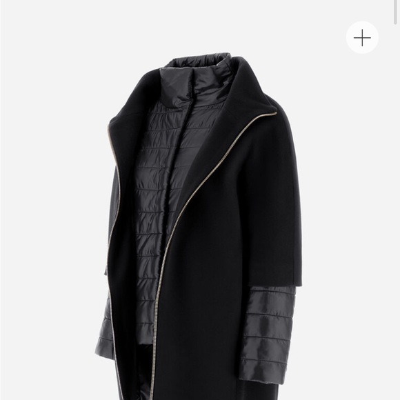 Herno detachable panel down and wool coat - Picture 3 of 4